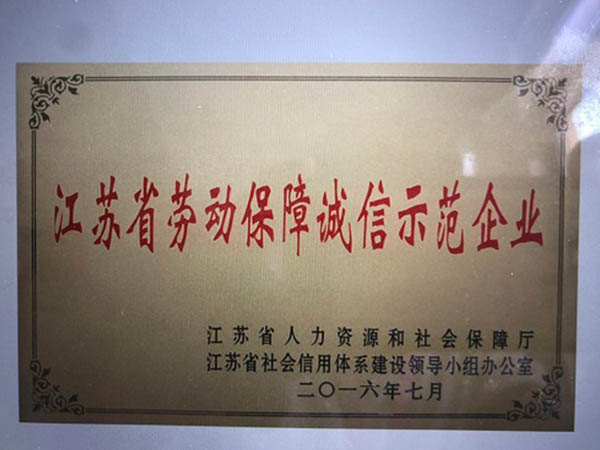 江苏省苏动包管武信树模企业